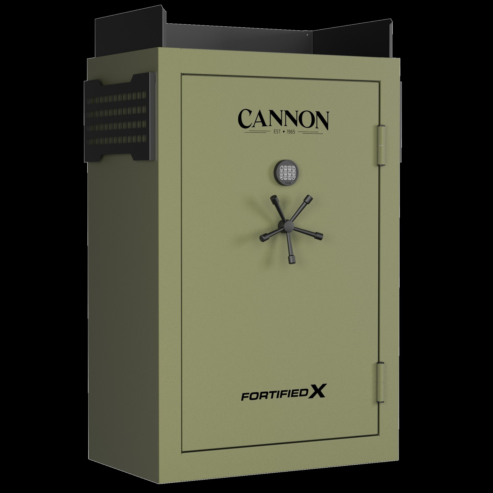 Cannon Safe, Forified X, 75 min. Fire Safe, Electronic Lock w/Backup Key, 73-Gun, Armorguard Tech Finish